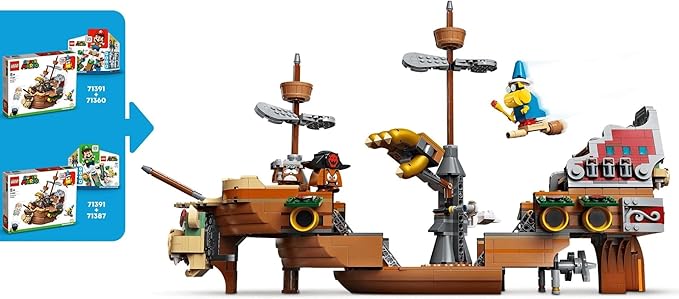Lego 71391 Super Mario Bowser’s Airship Expansion Set