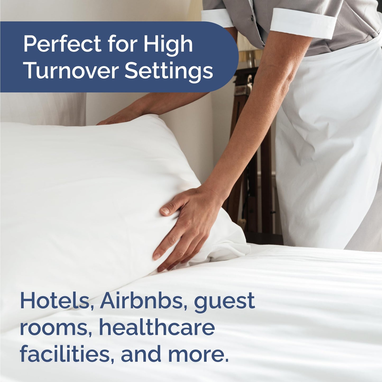 Bulk Case Pack of 10 Sheet Sets - Complete 4 Piece Sheet Sets - Bulk Twin Size Bedding - Wholesale Case Pack for Hotels, Spa & Airbnbs - Deep Pocket & Wrinkle Free - Cooling & Breathable - Twin, White