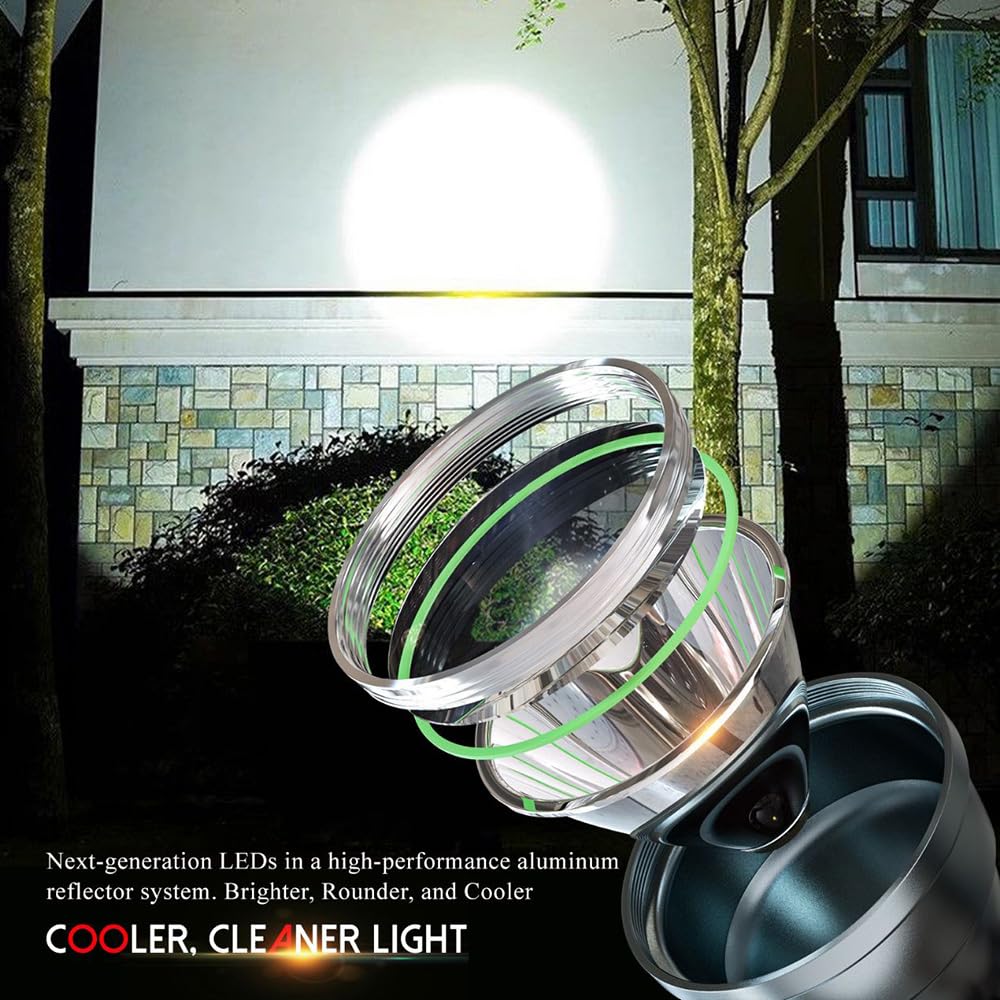 LBJD Super Bright Hunting Lamps, LED Rechargeble Head Lamp for Adults with High Power Multi-Function Battery Pack, Ideal for Camping, Fishing, Emergencies, and Search & Rescue