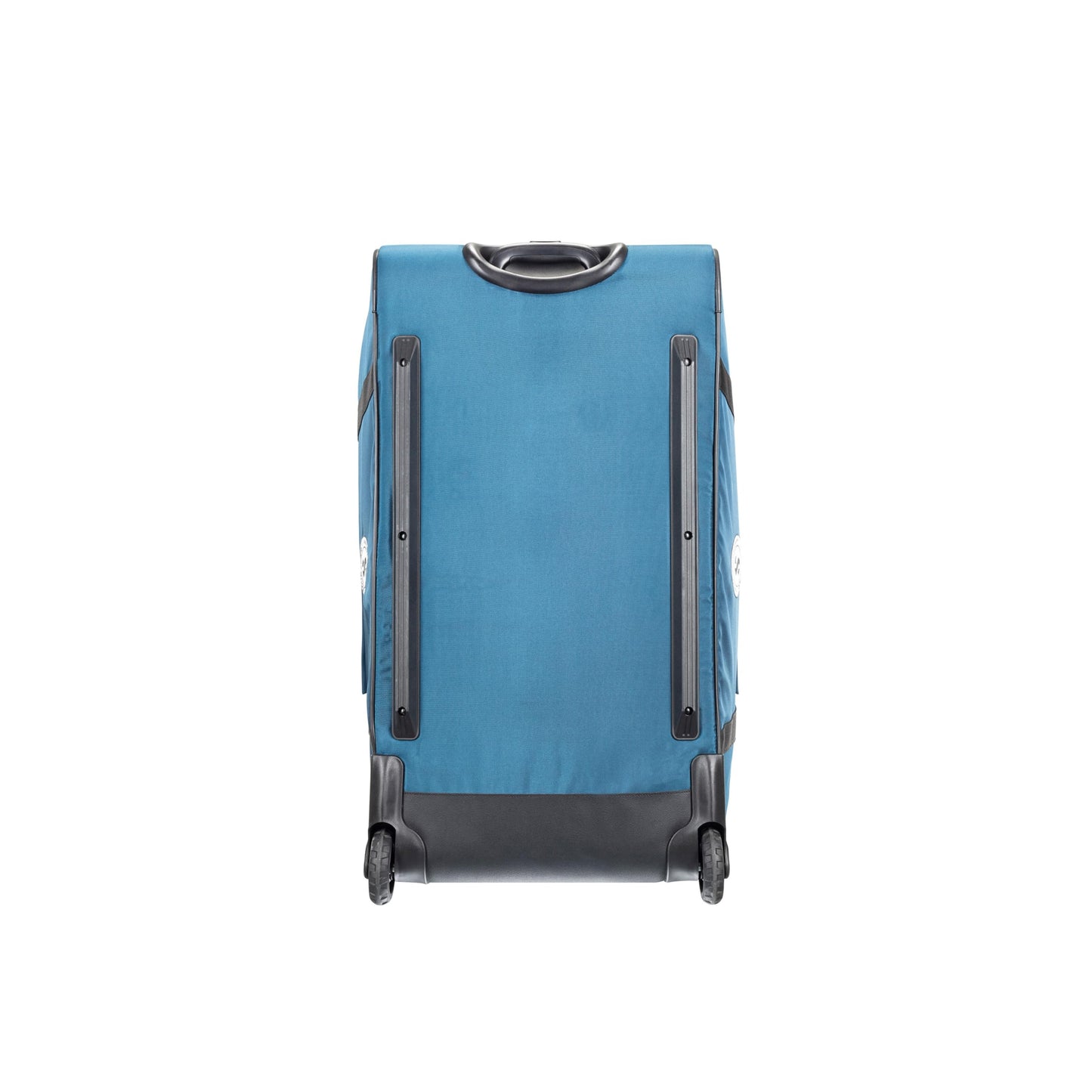 SCUBAPRO Sport 105 Wheeled Dive Bag with Telescopic Double-Bar Tow Handle, Carry Handles and Double Duffel Straps for Scuba Diving Gear, Denim Blue Color Fabric