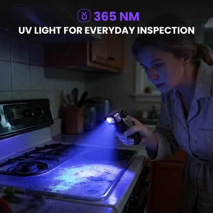 sofirn ST2 Multi-Light Rechargeable Flashlight, 3000 Lumens White Light with 660nm Red & 365nm UV, USB-C Charging, 90° Rotating Head, Magnetic Tail & Large Clip, IPX6 Waterproof for Work & Outdoor