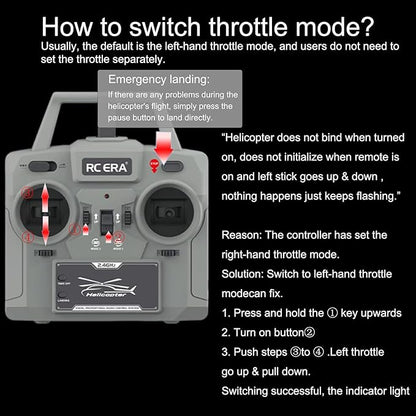 315MM UH-1 Remote Control Helicopter Aircraft for Adults Expert 6CH C032 RC Heli Maintain Altitude Brushless Motor/Optical Flow Positioning/Fly Upside Down 3D Rolling (RTF 2Battery)