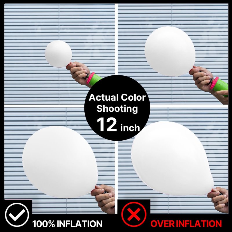 PartyWoo White Balloons 100pcs 5 Inch Matte Latex Balloons for Wedding Bridal Graduation Engagement Baby Shower Gender Reveal Easter Anniversary Birthday Tea Party Decorations White-Y13