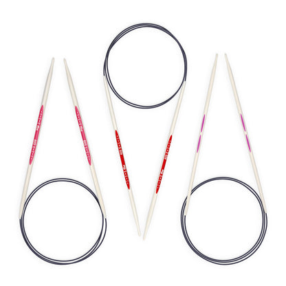 Prym Ergonomics 32" Circular Knitting Needles Set, Size US 2, 4 & 6