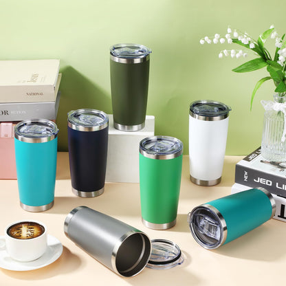 Hsei 72 Pcs Stainless Steel Tumbler Bulk 20 oz Insulated Tumbler Cup Double Wall Vacuum Coffee Mug for Back to School Wedding Birthday Party Coworker Teacher Appreciation Gifts(Mix Color)