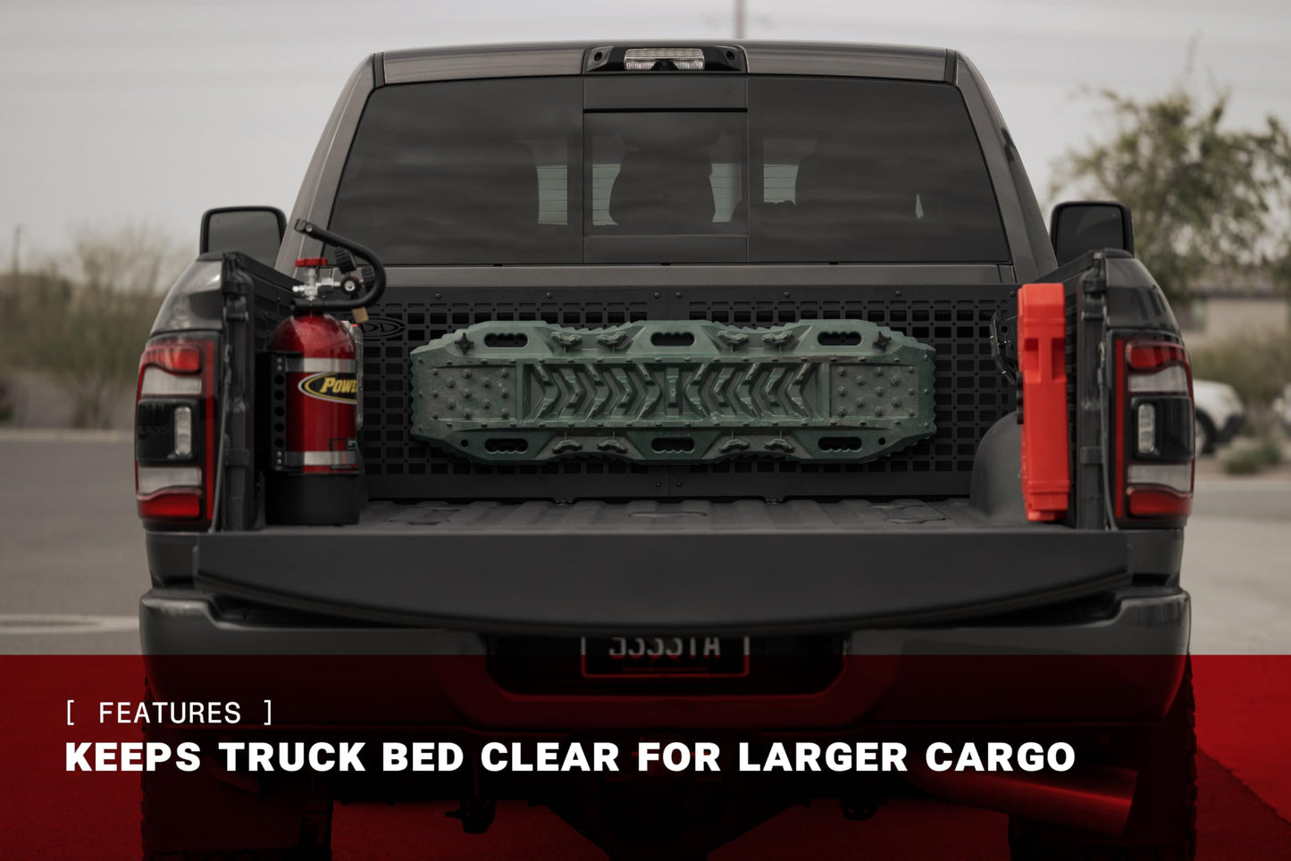 ADD Offroad Bed Cab Molle Panels for 2019-2024 Ram HD 2500/3500 | Mounts Tools, Recovery Gear, & Off-Road Supplies | Rigid Fitment | Hammer Black Powder Coat | Steel Construction | Made in the USA