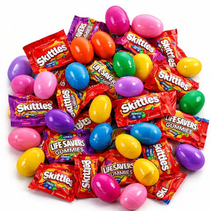 Pre-Filled Easter Eggs Gummies Sweet And Sour Perfect Blend 25 Count Eggs