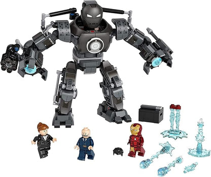 LEGO Marvel Iron Man Monger Mayhem Set 76190 Avengers Mech Building Toy Action Figure with Iron Man Obadiah Stane and Pepper Potts Minifigures Gift for 9 Plus Year Old Boys and Girls