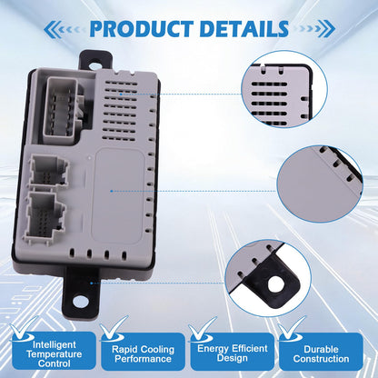 Upgraded Seat Thermal Cooling Control Module for Ford F-150 F-250 F-350 Mustang Edge MKS MKT Direct Replacement BU5Z-14C724-A Durable Plastic Black OE Fit BU5Z14C724A Heat Cooling Module 2011-2020