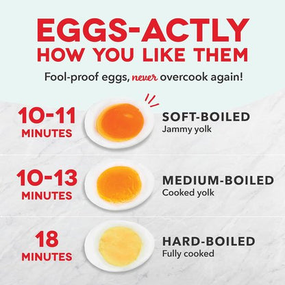 Dash Deluxe Egg Cooker | 12-Egg Capacity Boiler, Poacher & Steamer - BPA Free, Aqua Color