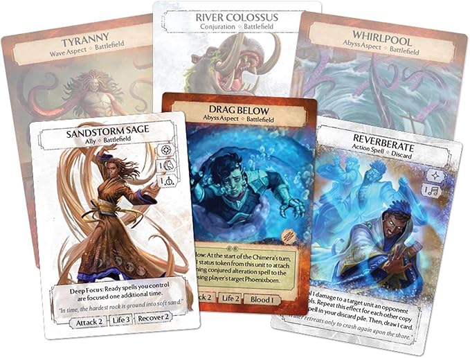 Plaid Hat Games Ashes Reborn: Red Rains - The Flood of Moon Cove for Ages 14 and Up 1-2 Players