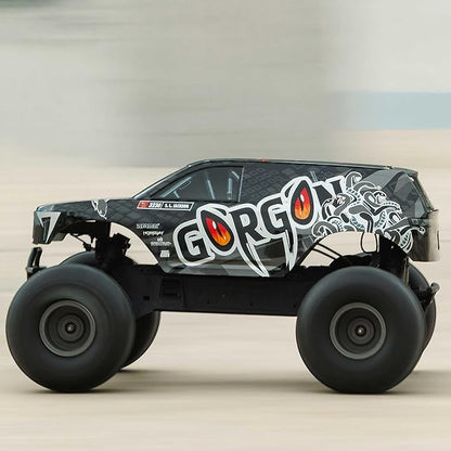 ARRMA RC Truck 1/10 Gorgon 2 Wheel Drive RTR Brushed Monster Truck Battery &amp Charger Included Gun Metal ARA3230ST3