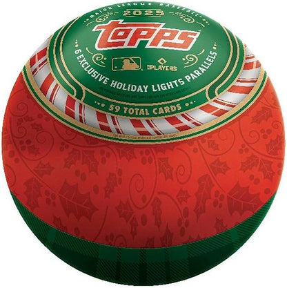 2025 Topps MLB Holiday Baseball Trading Card Tin