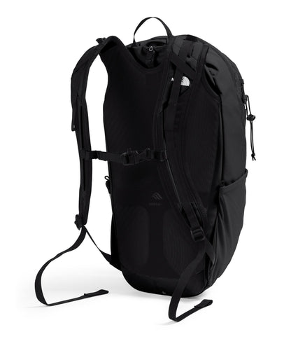The North Face Basin 18 Liter Technical Daypack with Rain Cover - Unisex Backpack, Sternum Strap, Hiking Pole Attachment, TNF Black/TNF Black-NPF, One Size