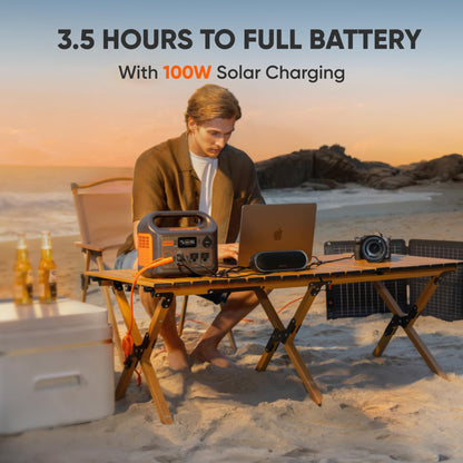Jackery Portable Power Station Explorer 300, 292Wh Backup LiFePO4 Battery, Solar Generator for Outdoors Camping Travel Hunting Blackout (Solar Panel Optional)