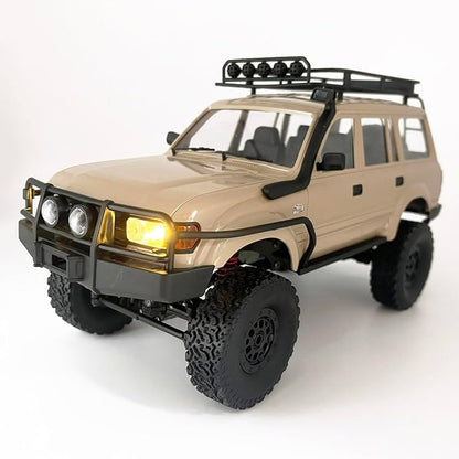 RC Rock Crawler RC Truck 4x4 WPL C54-1 RTR 1/16 Scale RC Crawler Off Road Truck All Terrain with Upgraded Chassis and Shock 260 Motor New Gearbox Bumper Roof Rack Hobby Toy Adult