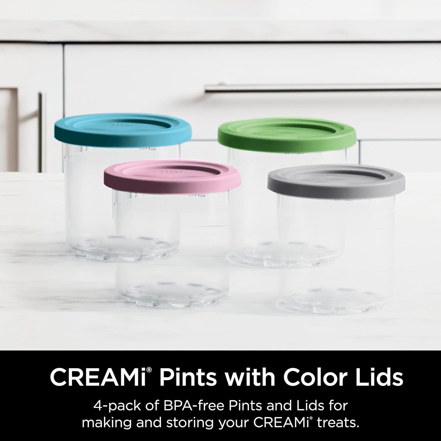 Ninja CREAMi 7-in-1 Ice Cream Maker - Create Ice Cream, Gelato, Sorbet & More | Includes 5 Pints