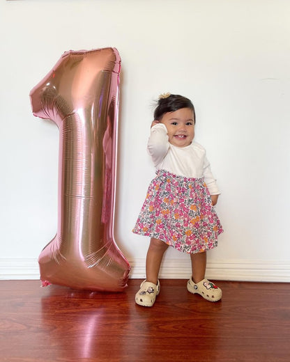 Rose Gold Number 23 Balloon 40 inch, 23 Number Balloons, 23rd Birthday Decorations, 23 Year Old Women Men Rose Gold Party Supplies