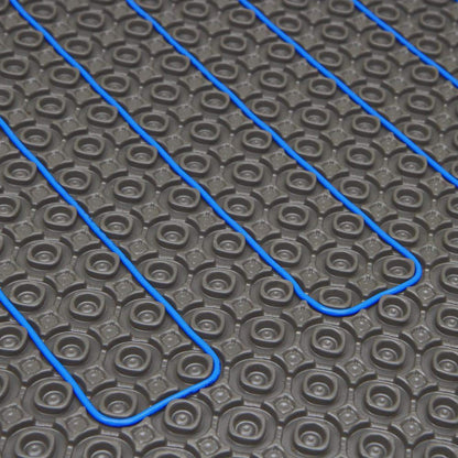 SunTouch HeatMatrix Uncoupling Anti-Fracture Membrane Mat with One-Ply Non-Woven Fleece for WarmWire Heating Wire System Installation, 161 Sq Ft, Gray, Vapor Management, Crack Isolation, Waterproofing