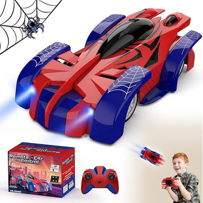 Wall Climbing Remote Control Car 360° Rotating RC Stunt Car with Headlight Rechargeable RC Cars Toys for 3 4 5 6 7 8-12 Year Old Boys Girls Kids
