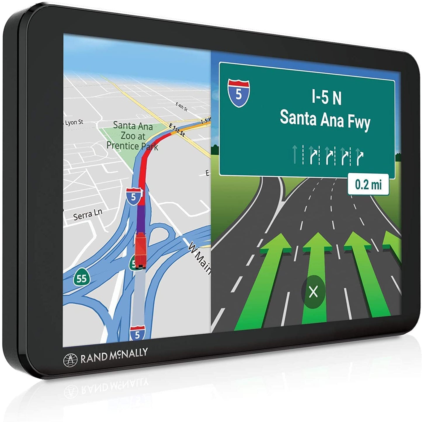 Rand McNally TND 550 5-inch GPS Truck Navigator Easy-to-Read Display Custom Truck Routing and Rand Navigation 2.0 (Renewed)