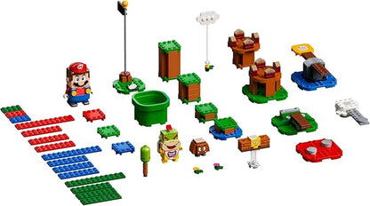 LEGO Super Mario Adventures with Mario Starter Course Set Buildable Toy Game Birthday Gift for Super Mario Bros. Fans and Kids Ages 6 and Up with Interactive Mario Figure and Bowser Jr. 71360