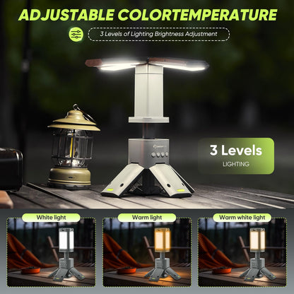 SakerPlus Telescopic Camping Lantern & Car Vacuum Portable