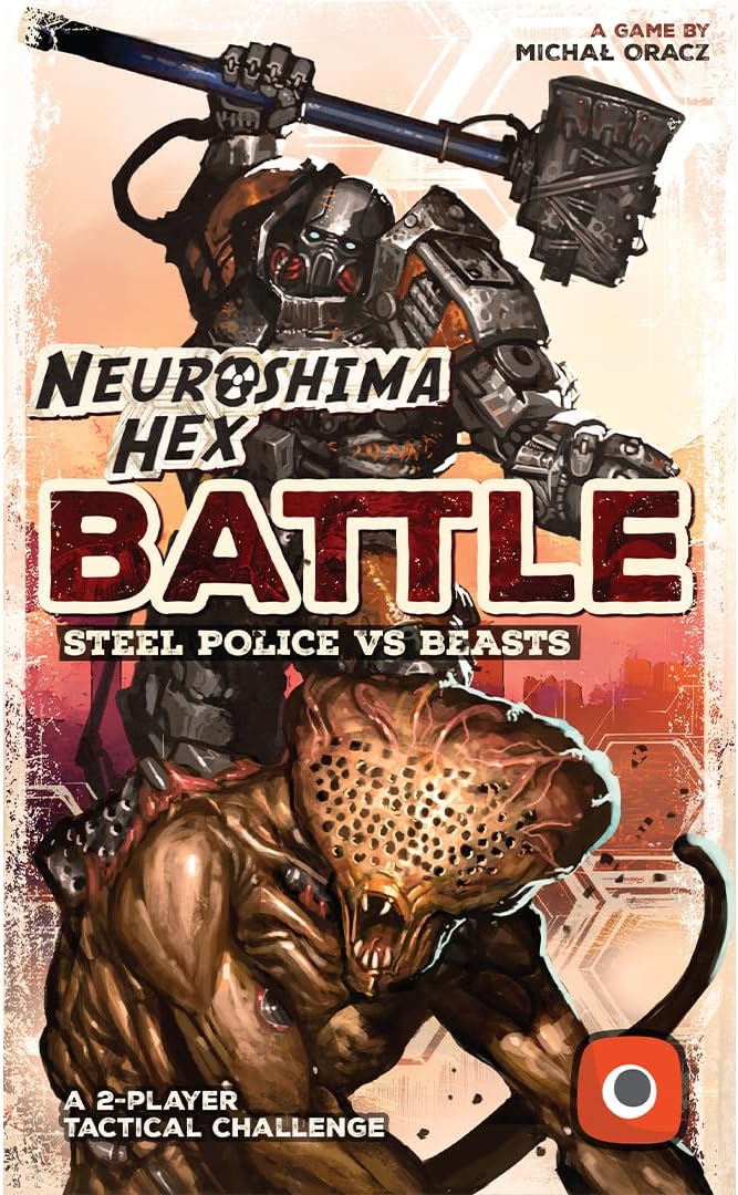 Neuroshima Hex Battle by Portal Games | Ages 8 and Up | A 2 Player Tactical Challenge | 20-30 Minute Playing Time