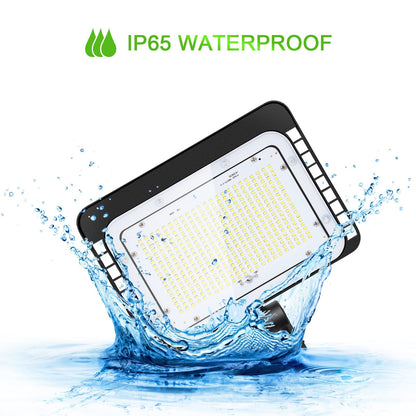 DragonLight 240W LED Flood Light with Dusk to Dawn Photocell, IP65 Waterproof Adjustable Knuckle Mount LED Floodlights Outdoor, 5000K Daylight 36,000LM Super Bright 100-277V for Large Area Lighting