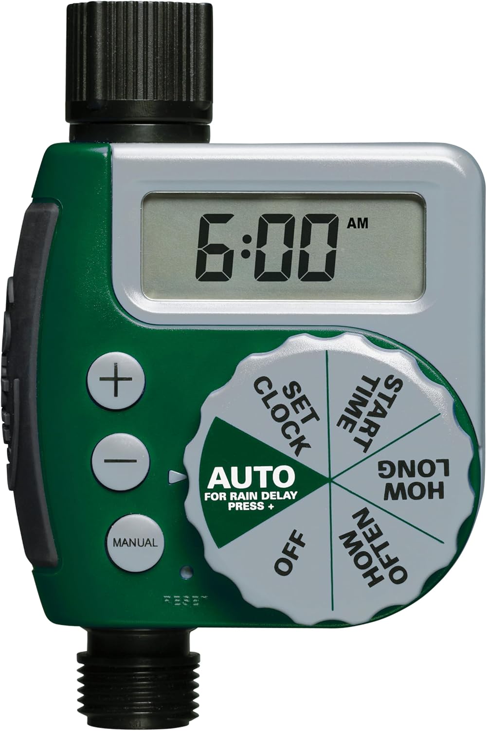 Orbit Programmable Digital Hose Watering Timer - Battery Powered with LCD Screen | 1 Outlet, Rain Delay Feature