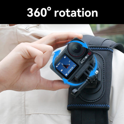 DJI Osmo Action 5 Pro Hiking Combo, Waterproof Action Camera with 1/1.3" Sensor, 4K/120fps Video, Subject Tracking, Stabilization, 8h Extended Battery Life with 2 Batteries, Hiking Accessories