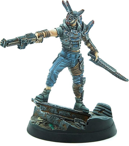 Modiphius Entertainment: Fallout: Wasteand Warfare Raiders - Disciples Leaders - 3 Figures Nuka World Wave 32mm Multi-Part Resin Unpainted Mniatures