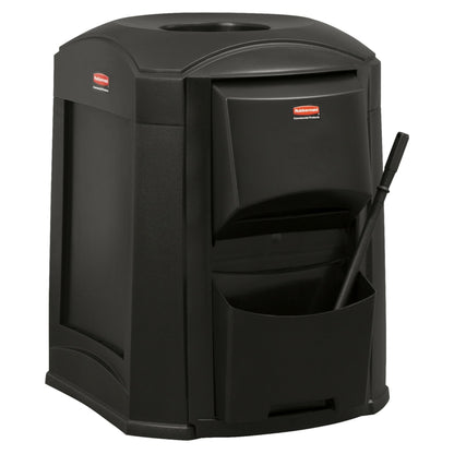 Rubbermaid Commercial Products Window Wash Kit for Landmark Series Store Front Containers, Black, Outdoor for Gas Station/Convenience Store/Store Front
