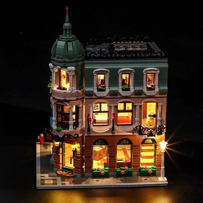 LIGHTAILING Led Lighting Kit for Lego Boutique-Hotel - LED Light Set Compatible with Lego Model
