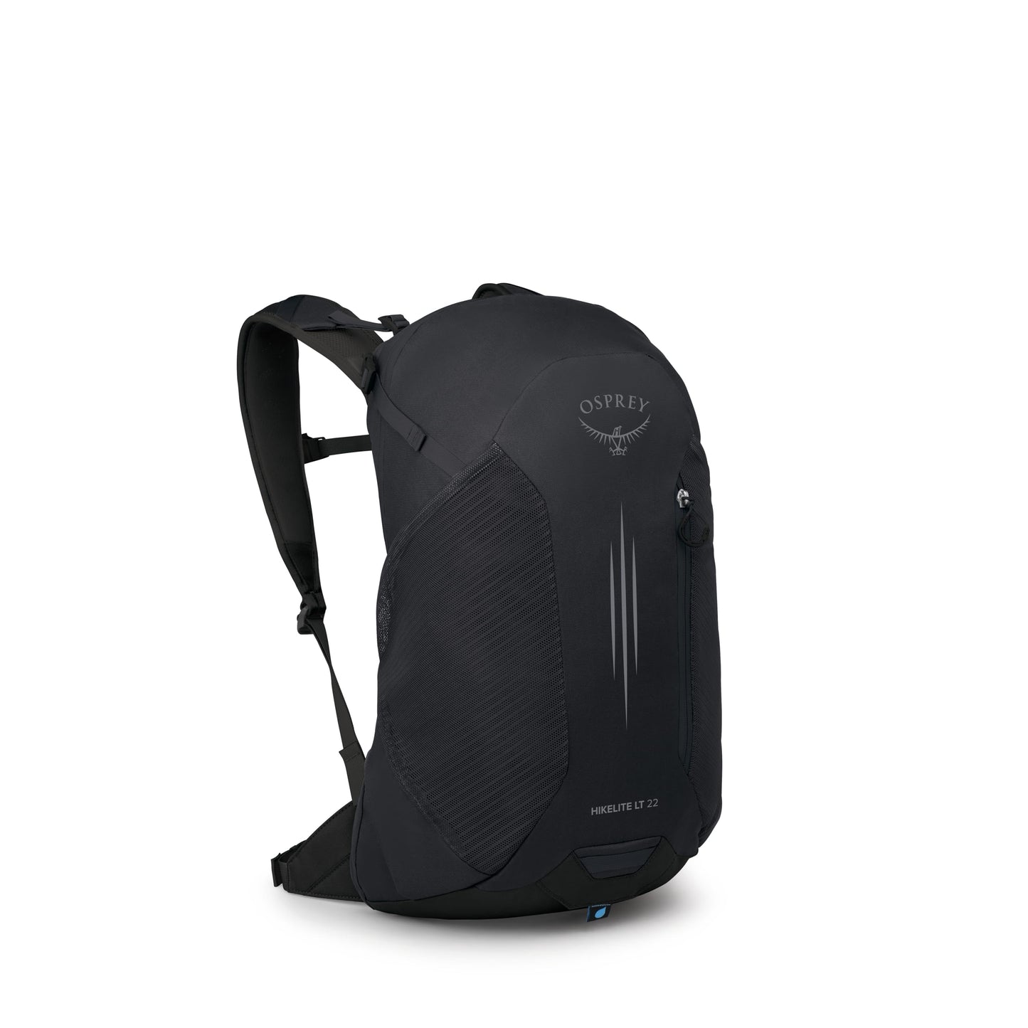 Osprey Hikelite LT 22L Hiking Backpack - Lightweight Travel Daypack with Rain Cover for Men and Women, Black