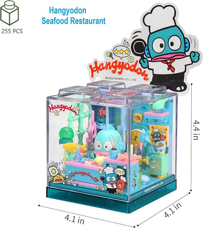 Cute Building Bricks Blocks Toys Miniature Sets with Transparent Display Fun Toy Collectible Gift for Fans Girls Birthday Party Supply Decorations Room Décor Plush Stickers Stuff Age 3 4 5 6