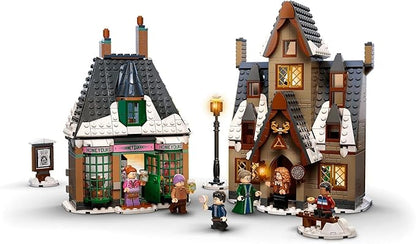 76388 Harry Potter Visita a la Aldea de Hogsmeade Tres Escobas Set de Construcción Juguete 20 Aniversario con Mini Figura Dorada Ron Weasley