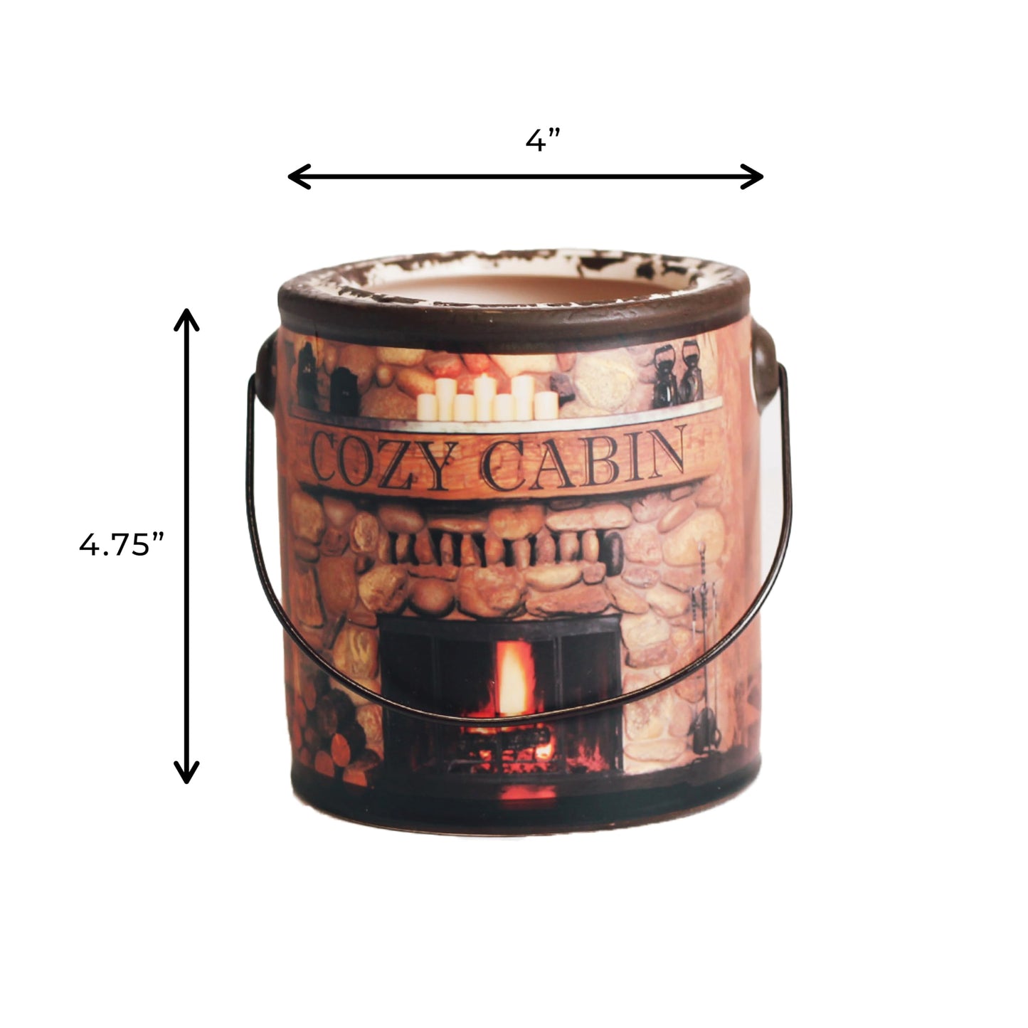 A CHEERFUL GIVER 95hr 20oz Scented Candle - Cozy Cabin - Multi-Wick Glass Candle - Gifts For Men and Women