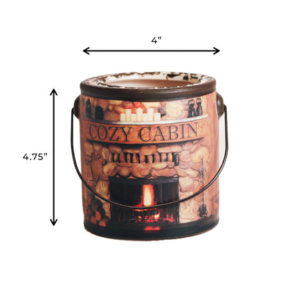 A CHEERFUL GIVER 95hr 20oz Scented Candle - Cozy Cabin - Multi-Wick Glass Candle - Gifts For Men and Women