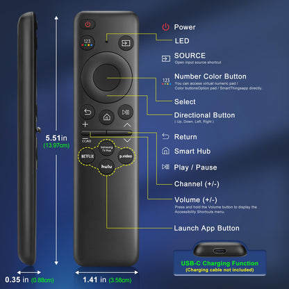 Voice Remote Control Replacement for Hisense Smart Google TV，Compatible with Hisense QLED UHD Mini-LED ULED Google TVs