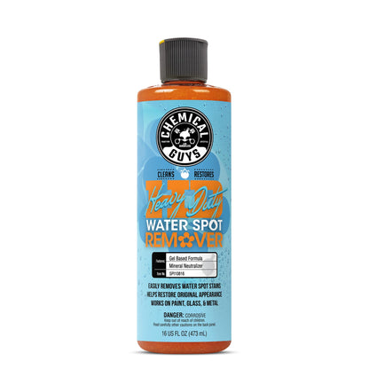 Chemical Guys Heavy Duty Water Spot Remover - Stain Removing Gel for Paint, Glass & Metal - Safe for Cars, Trucks, Motorcycles & More, 16 fl oz