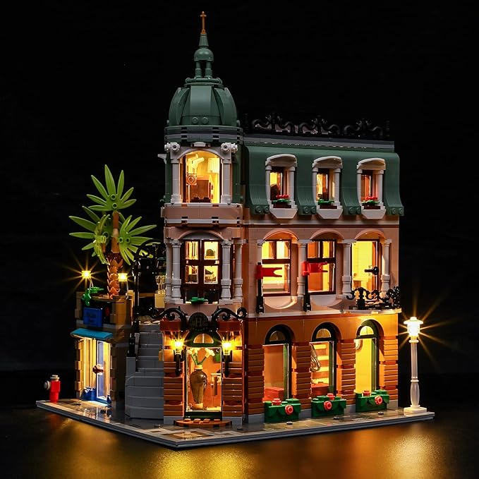 LIGHTAILING Led Lighting Kit for Lego Boutique-Hotel - LED Light Set Compatible with Lego Model