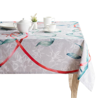 Maison d' Hermine Table Cloth Rectangle Table 100% Cotton 60 x 120 Inches Fall Tablecloth Reusable Everyday Use for Thanksgiving Christmas Decorations Dining Farmhouse Party (Enora)