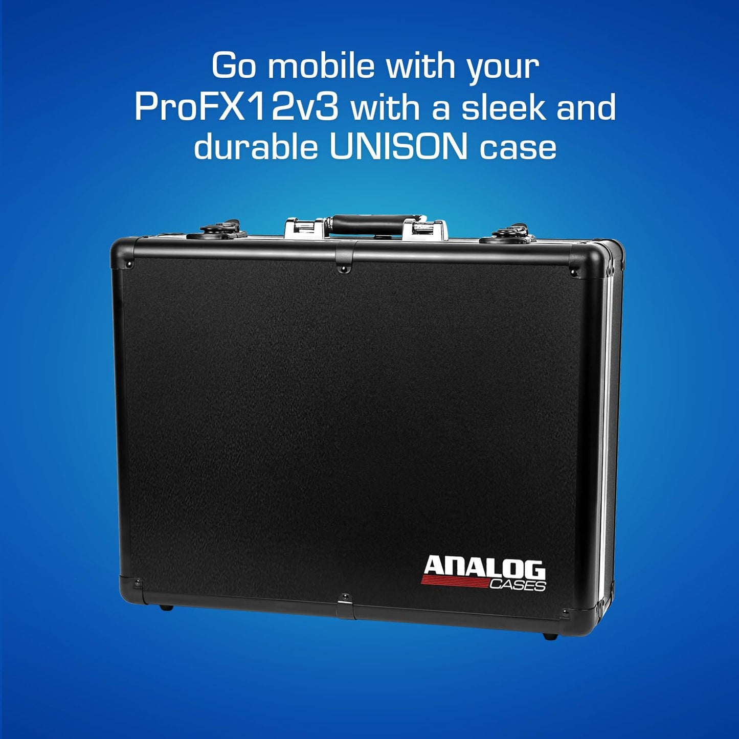 ANALOG CASES Mackie ProFX12v3 Case - Ultra-Lightweight UNISON Hard Case