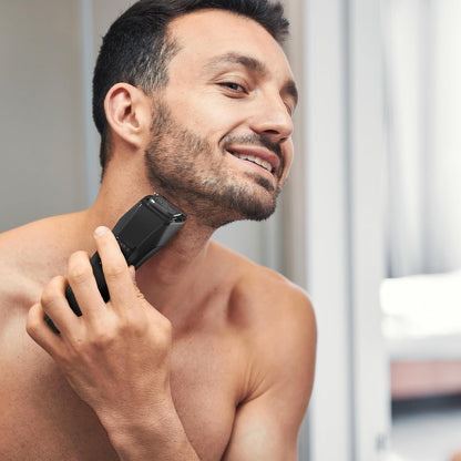 HUMMINGBIRD MK14 BeardMaster – Premium Beard Trimmer for Men, Precision Dial, Adjustable 20 Length Settings, Stainless Steel T-Blade, Cordless USB-C Rechargeable, Waterproof, LED Display, Travel Case