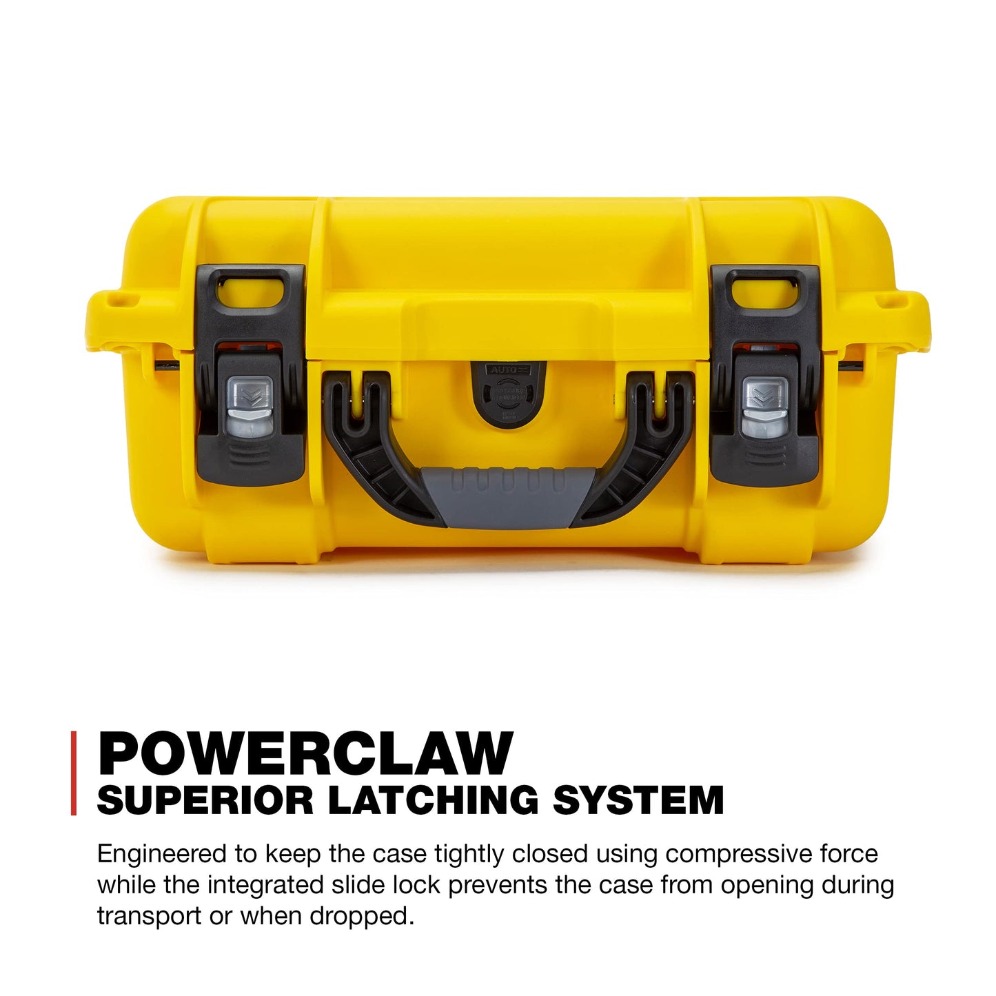 NANUK 915 Waterproof Hard Case with Padded Dividers - Yellow