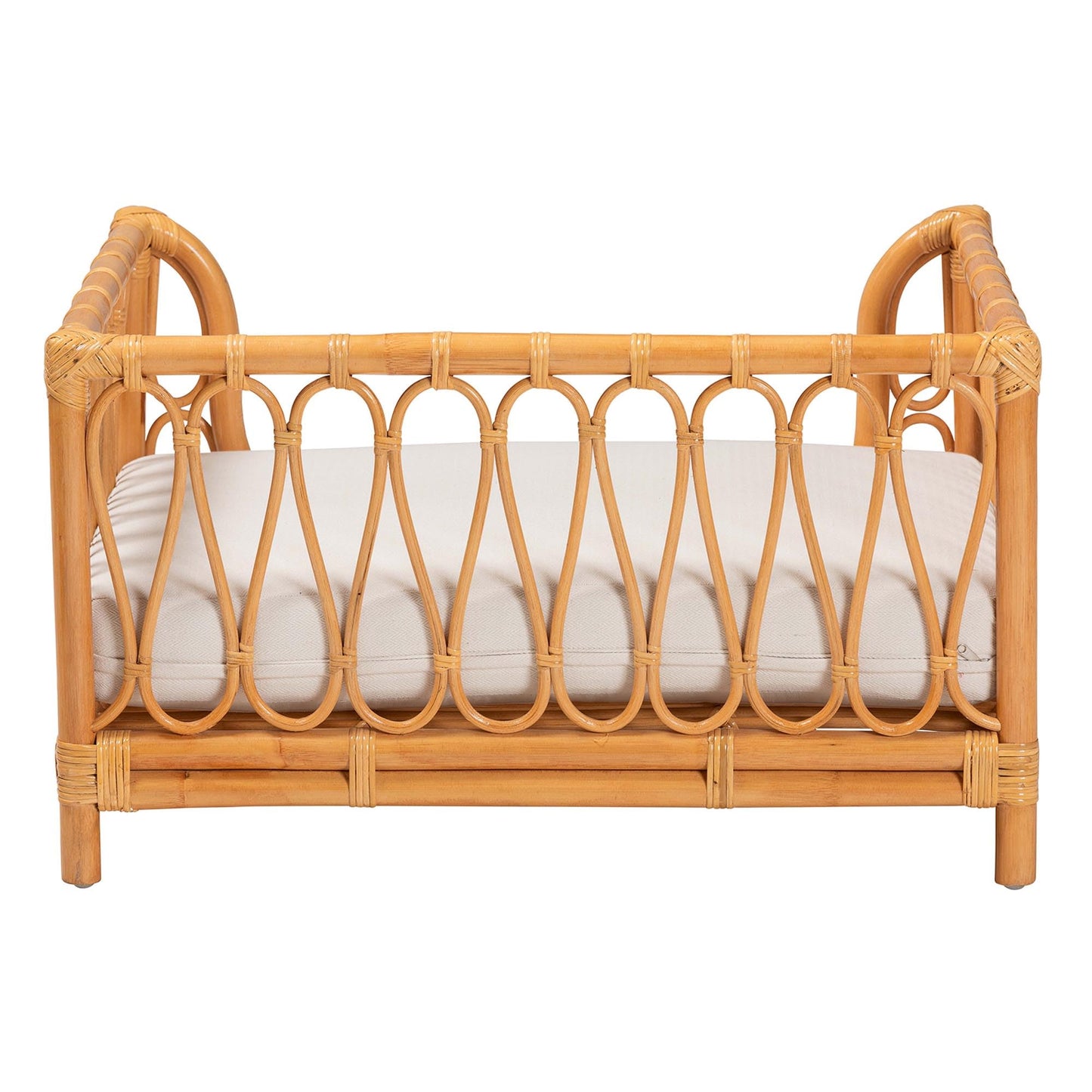 Bali & pari Kierra Bohemian Honey Rattan Pet Bed