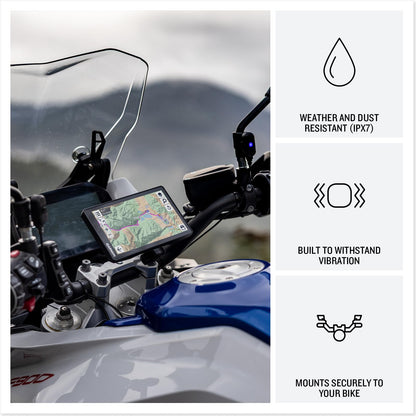 Garmin zūmo® XT3, 6” Rugged Motorcycle GPS, Lean Angles, Custom Route Planning, Adventurous Navigation, Group Rides, Garmin Performance Package Plan Option for Drag Racing Timer and Lap time Review