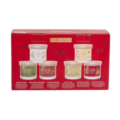Yankee Candle Variety Pack, 6 Premium Soy Wax Blended Scented Candles, 4.3 oz Each