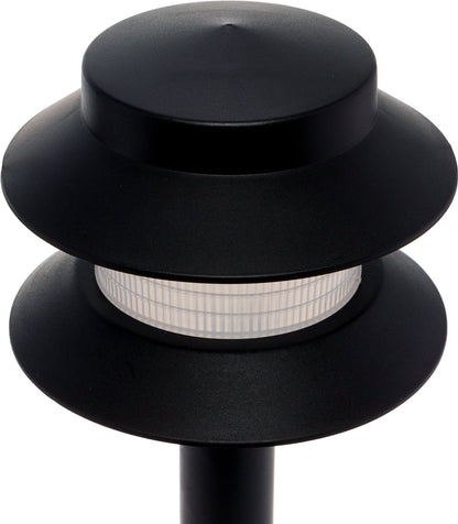 Paradise GL22627 Low Voltage Plastic 4W Path Light (Black, 12 Pack)